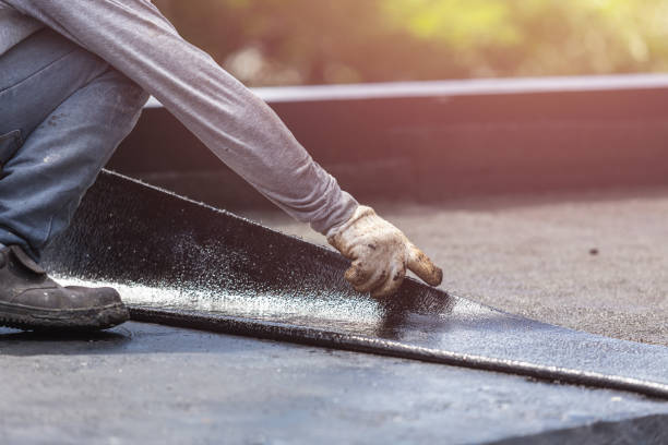 Professional Exterior Waterproofing technician working in Holmdel, NJ